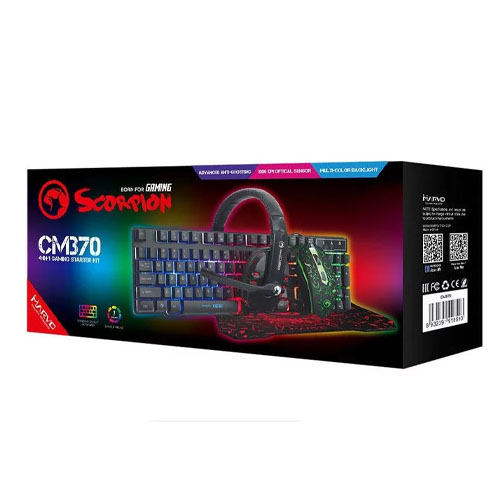 MARVO Scorpion CM370 4-in-1 Gaming Starter Kit