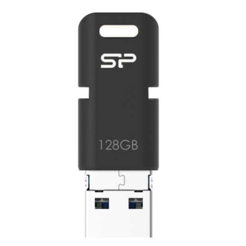 SP FLASH DRIVE SP128GBUC3C50V1K 128GB USB-C Flash Drive Mobile C50 Black